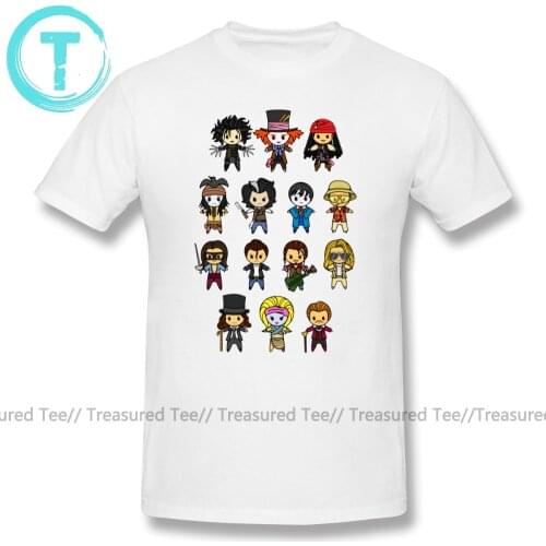 Johnny Depp T Shirt The Johnny Depp Collection T-Shirt Classic 100 Percent Cotton Tee Shirt Short-Sleeve Funny Men Tshirt