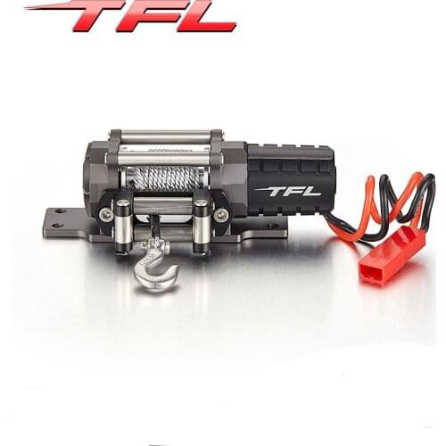 TFL C1616-02 1/10 Electric Winch With Single Motor Alumiunm Alloy For RC Rock Crawler SCX10 90027 90035