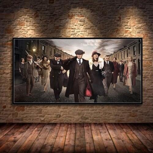 Cuadros Posters and Prints Peaky Blinders Cillian Murphy TV Show Poster Wall Art Picture Canvas Painting for Room Home Decor