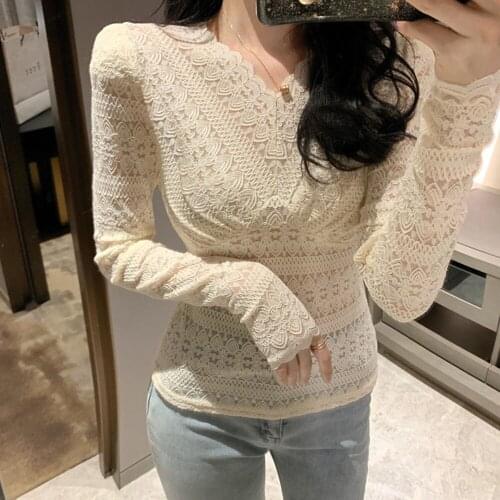 Кружевные блузки LSHITT China At AliExpress