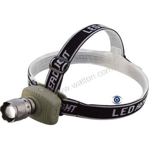 Super Zoomlu Camping Hunter Mountaineer Head Lamp Flashlight