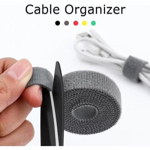 1m Cable Organizer USB Cable Holder Protector Cable Wire Organizer for Compute Mouse Earphone Cable Winder