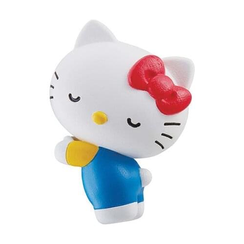 Bandai Genuine Gacha Toys Kitty White Melody Baby Cinnamoroll BAD BADTZ-MARU Kuromi Cute Action Figure Model Toys