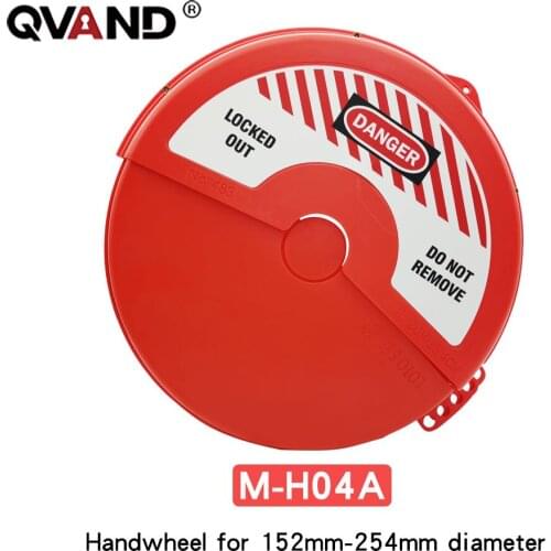 QVAND 6”-10” Rotating Valve Lock Box, Industrial Globe Disc, PVC Hand Wheel Gate Valve Safety Lock Cover Loto Lock