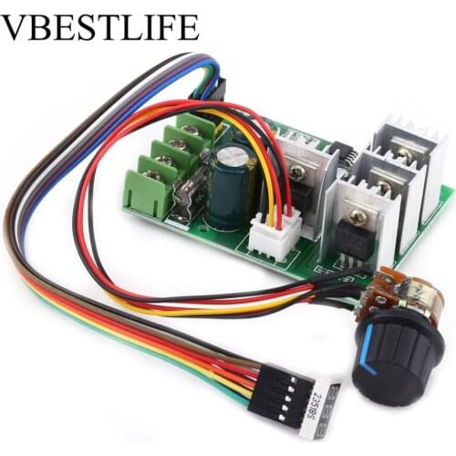 DC 6V-60V Motor Speed Regulator 30A Variable Speed Motor Controller Driver Control With Digital Display