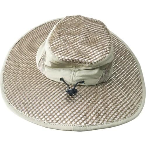 Round Cap Fisherman Hat Ice Cap Sunscreen Cooling Ice Cold Hat Air Conditioning Cap Sun Hat Anti-ultraviolet Arctic Cap