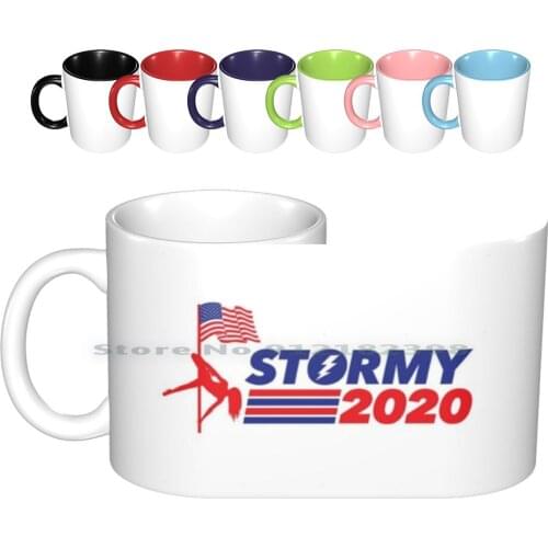 Stormy 2020-Stormy Daniels Anti Trump! Ceramic Mugs Coffee Cups Milk Tea Mug Stormy Daniels Stormy Trump Anti Trump Drumpf