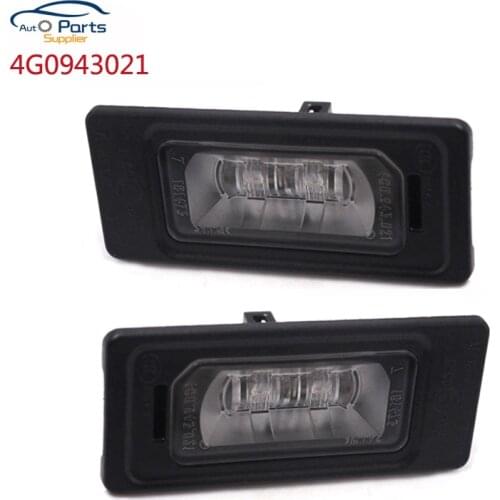 2PCS/Lot LED License Plate Lamp For Audi A1 A3 A4 A5 A6 C7 A7 Q3 Q5 2010-2014 4G0943021