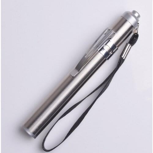 Led strong light small flashlight mini stainless steel moon light outdoor household portable moon light
