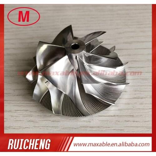 TD03 42.20/55.00mm 6+6 blades high performance Turbo milling/aluminum 2618/billet compressor wheel