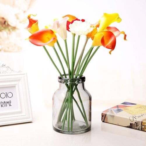 Modern Creative colorful bubble glass vase transparent bottle hydroponic containers flowerpot wedding Home Decor plant vase J