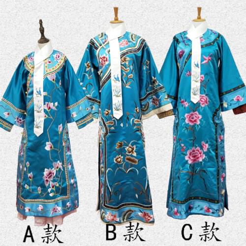 Qing Dynasty Female Princess Costume Hanfu Delicate Embroidery Hanfu Drame Costume Stage Performance Both Adult and Kids Size