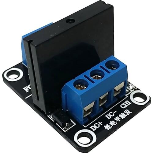 5V, 12V, 24V 1/2-Channel Trigger Low Level Solid State Relay Module Output AC 240V/2A