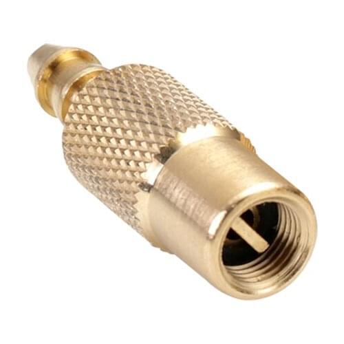1PC 6.5mm Car Auto Brass Tyre Wheel Tire Air Chuck Inflator Pump Valve Car Clip Clamp Connector Adapter