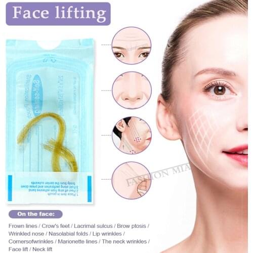 Radar Protein Silk Line No Needle Facial Lifting Absorbable Gold Thread Magic Carving Protein Thread Face Tighten Based Lifting