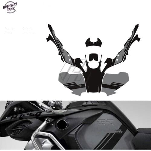 Motorcycle Full Graphic Decal Kit Case for BMW R1200GS R1250GS Adventure Triple Black 2014-2022