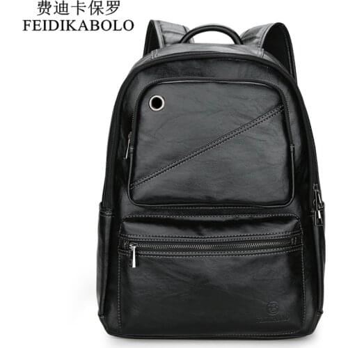 Мужские кожаные рюкзаки FEIDIKABOLO China At AliExpress