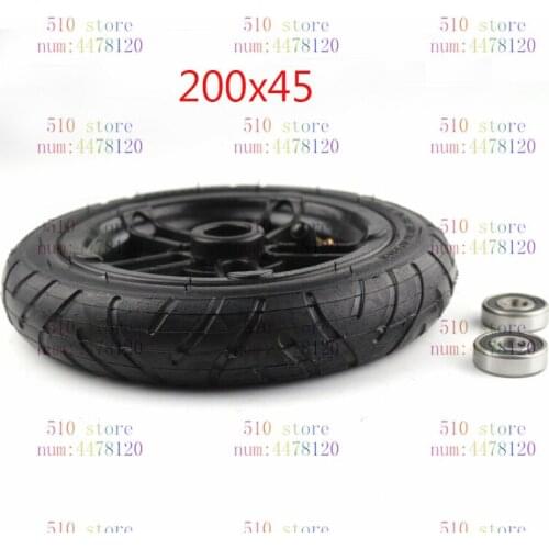 200x45 Wheel 8 inch Tyre and inner Tube with plastic hub for electric scooter motorcycle parts good quality