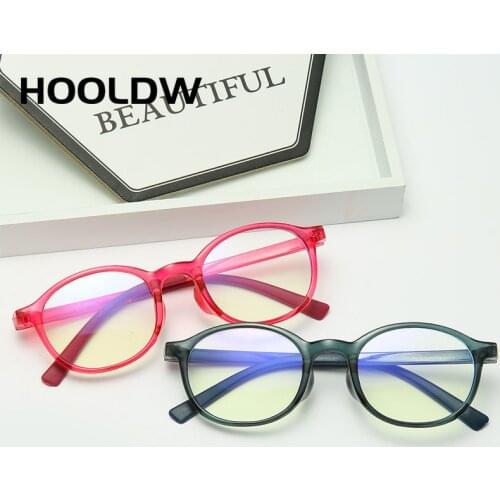 Round Anti Blue Light Kids Glasses Children Boys Girls Optical Frame Eyeglasses Computer Clear Blocking Anti Reflective Glasses