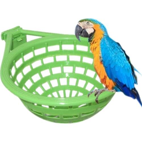 Legendog 1pc Plastic Bird Nest Plastic Hanging Hollow Simple Parrot Hatching Nest Cage Hatching Nest Pet Supplies