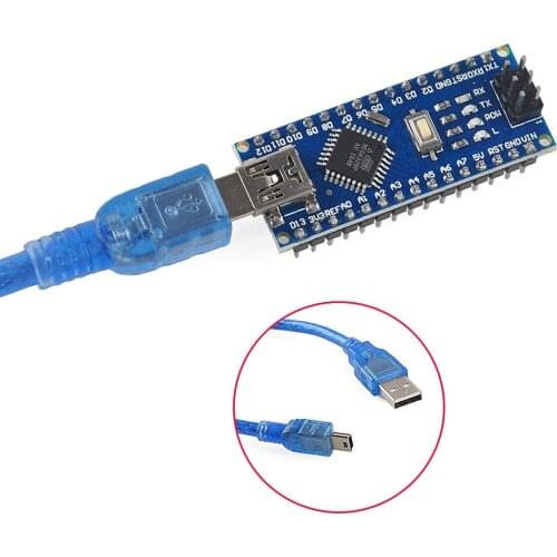 5 PCS Nano Mini USB With Bootloader Compatible Nano 3.0 Controller CH340 USB Driver 16Mhz Nano V3.0 ATMEGA328P For Arduino