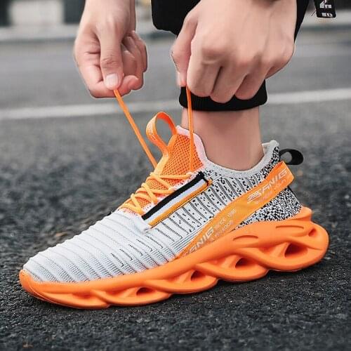 Mens Shoes Summer Mens Casual Shoes Breathable Mesh Mens Sneakers Lightweight Shoes for Men Outdoor Non-slip Male Footwear