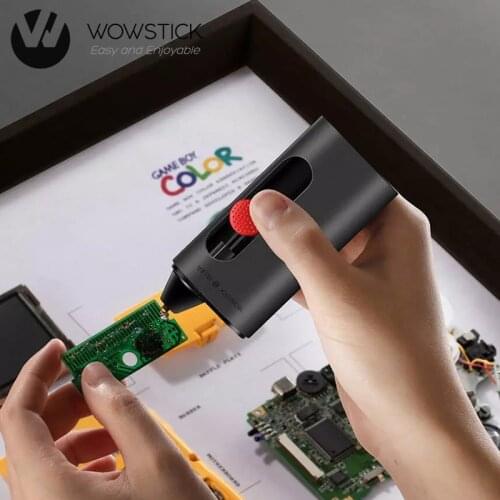 Wowstick Rechargeable Cordless Electric Hot Melt Glue Pen Kits 2000mAh for DIY Arts Crafts Projects Sealing and Quick Repairs