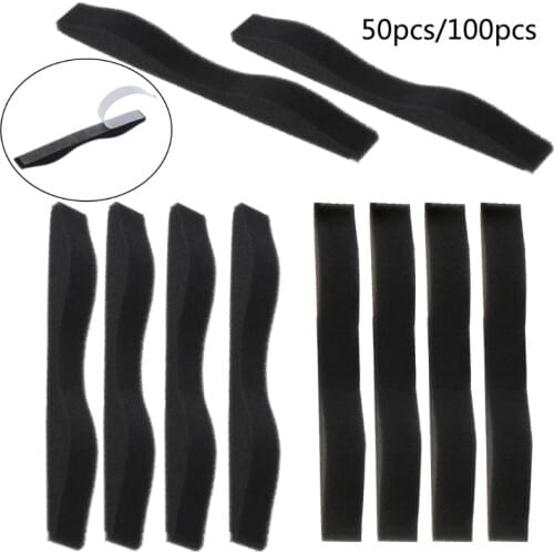 50/100Pcs Microfiber Memory Foam Anti-Fog Nose Bridge Pads Self-Adhesive Protection Strip Seal Nose Cushion Sponge Nose Bridge P