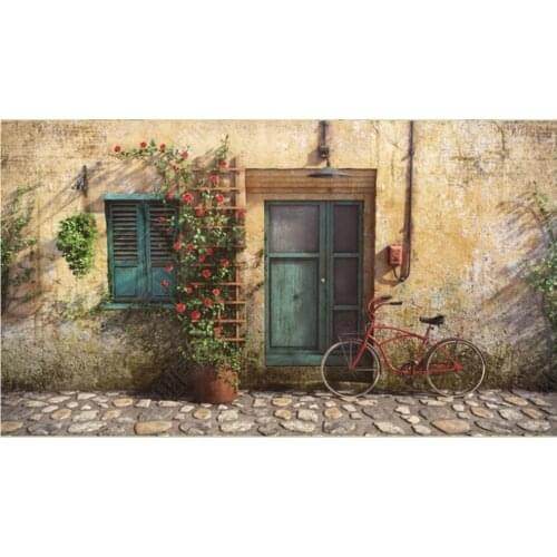Custom mural on the wall 3d photo wallpaper European town street view living room home decor wallpaper for wall 3 d in rolls