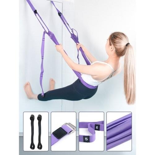 Yoga Wall Rope Open Hip Hammock Stretch Auxiliary Trainer Inverted Rope Pull Stretch Belt Home Ladies Yoga belt