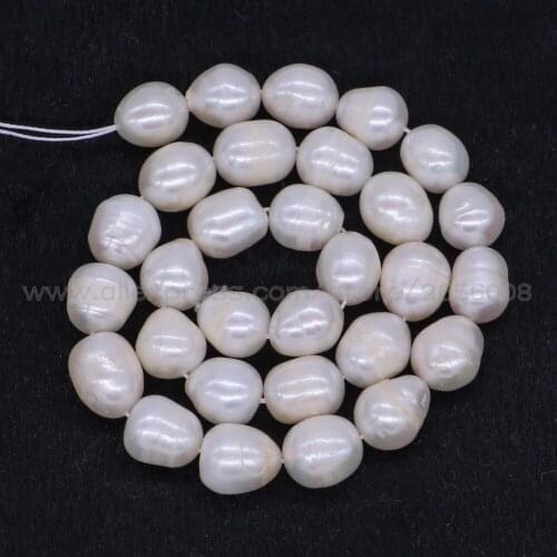 Wholesale Natural fresh pearl bead chain 14'' high quality jewelry bead handcrafted gems jewelry for women 1528