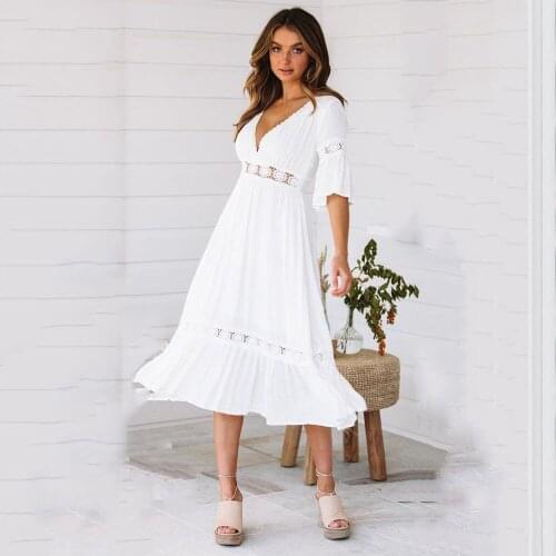 Owner Girl White Summer Dresses