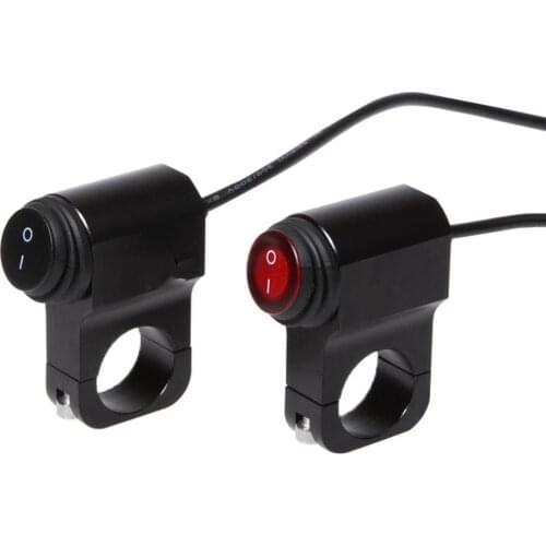 7/8inch 22mm ON/OFF Headlight Switch For LED Fog Spot Light Motorcycle Waterproof Aluminum Alloy Switch
