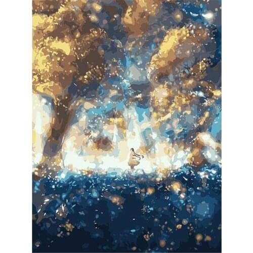 Landscape Fantasy Cartoon DIY Cross Stitch Embroidery 11CT Kits Needlework Craft Set Printed Canvas Cotton Thread Design