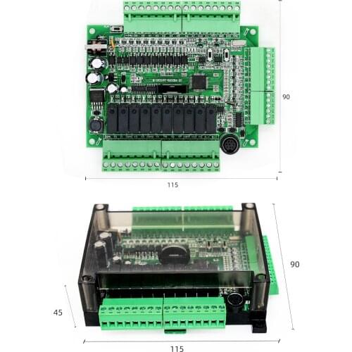 FX2N 20MR 8AD 2DA PLC Controller Module board Modbus 24VDC for Mitsubishi PLC