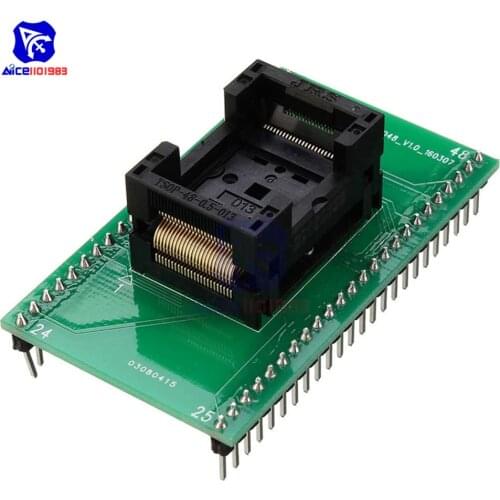 Tsop 48 Programmer TSOP48 to DIP48 Socket Adapter for TNM 5000 Programmer Xeltek USB Programmer & RT 809F