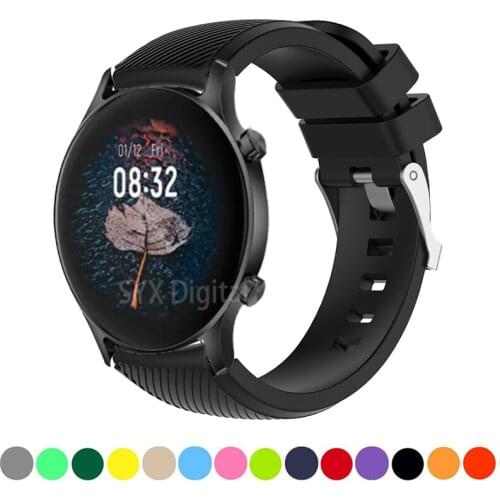 22mm Silicone Strap For Haylou RT LS05S/RS3 LS04 Smart Watch Band Sport Bracelets For Huami Amazfit GTR 2 2E Wristband Correa