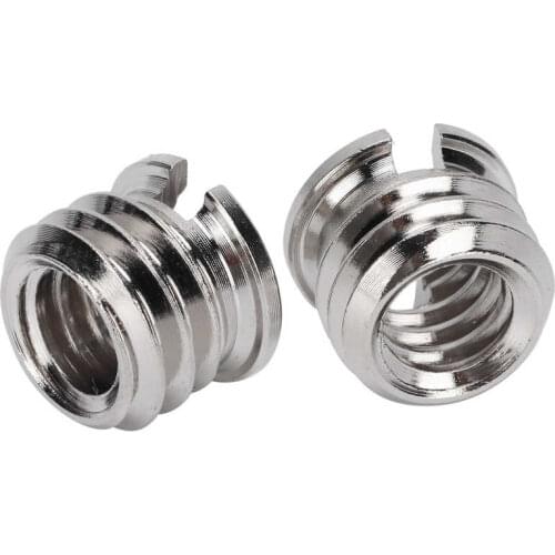 Foto studio fotografia LS042 1/4 in to 3/8 in Conversion Screw Stainless Steel for Photographic Equipment Tripod Ball Head