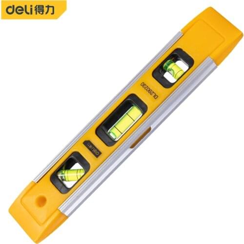 Deli Digital Protractor Angle Finder Inclinometer Electronic Measurement Level 360 Degree Level Angle Slope Test Ruler 230mm
