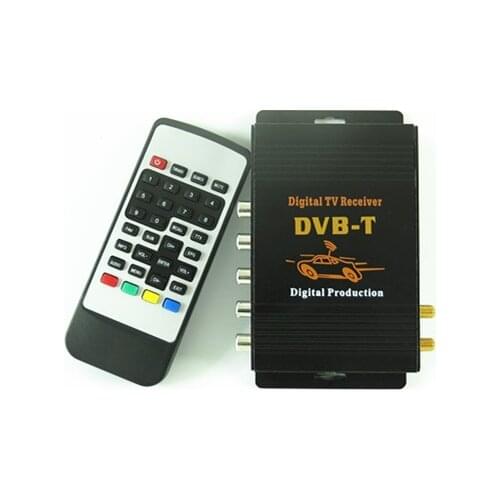 IN CAR DVB-T MPEG-4 DIGITAL TU TUNER Receiver WIHT 2 TUNER