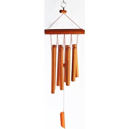 Wind Chimes Home Decoration Accessories Pure Handmade Creative Bamboo Tube Craft Bamboo Craft Gift Decoration Sample ZZY089