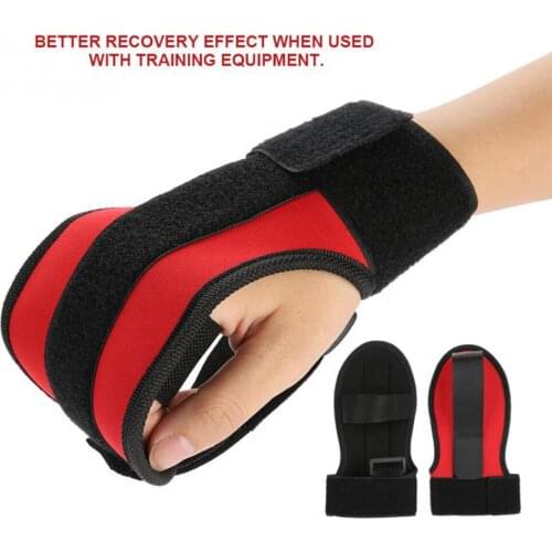 Auxiliary Fixed Glove Rehabilitation Training Equipment Hand Fist Finger Glove Protector for Elderly Hand Stroke Hemiplegia Belt