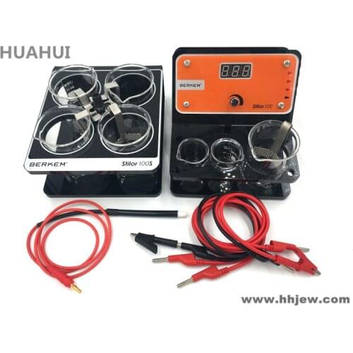 Jewelry Tools 220V Gold Plating Machine METALTECH STILOR 100 and 100S Berkem plating system Pen plating machine