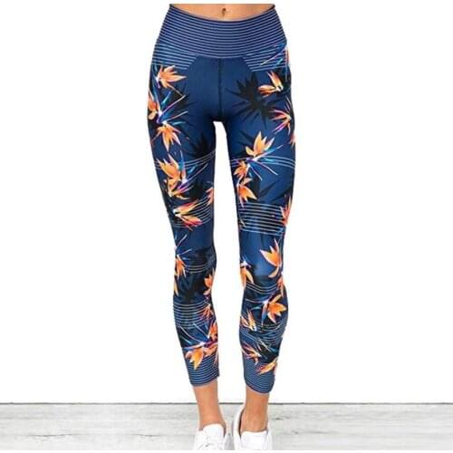 High Waist Leggings Womens Fitness Workout Leggings Digital Print Push Up Joggers Breathable Jeggings Women Pencil Pants
