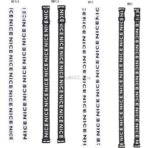 Women Girls Decorative Embroidery Nice Letters Bra Straps Replacement Sports Bralette Underwear Shoulder Belt With Slide Hook