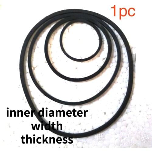 1pc Square 2mm transmission belt for video tape recorder DVD player LD cassette deck audio player
