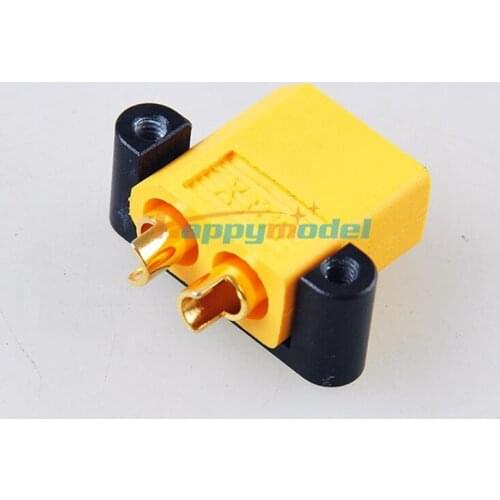 1pc New arrival Model Plane Multirotor CNC Alloy Connector Panel Mount For XT60 Connector Ground Station