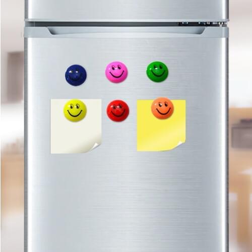 1PC YIBAI Magnet expression Round Cute Magnetic Sticker,Stationery Sticker Magnet Message Holder for Kid Playing