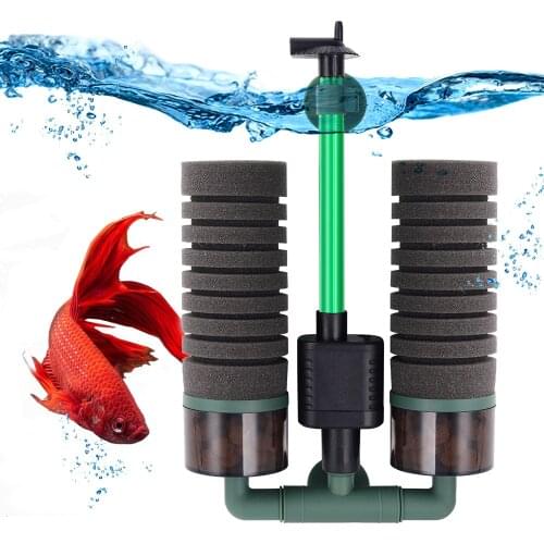 2.5W 4W Aquarium Clean Tool Bio Filter For Aquarium Air Pump Skimmer Biochemical Sponge Ceramic Balls Aquaric for Fish Tank 220V