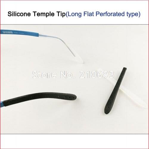 200pcs Wholesale DT004 Soft Silicone Anti Slip Eyeglasses Glasses Temple Tips Accessories Optical Frame Temples Upgraded Type